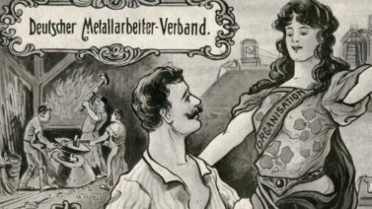 Ausschnitt einer Publikation des Deutschen Metallarbeiterverbandes.