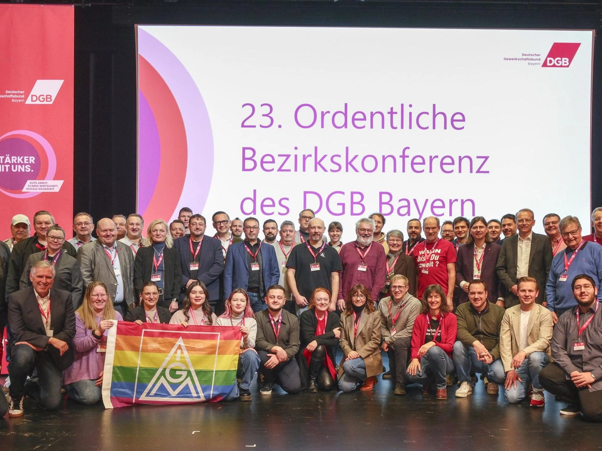 Starke Beteiligung: Metallerinnen und Metaller auf der Bezirkskonferenz des DGB Bayern<br/>