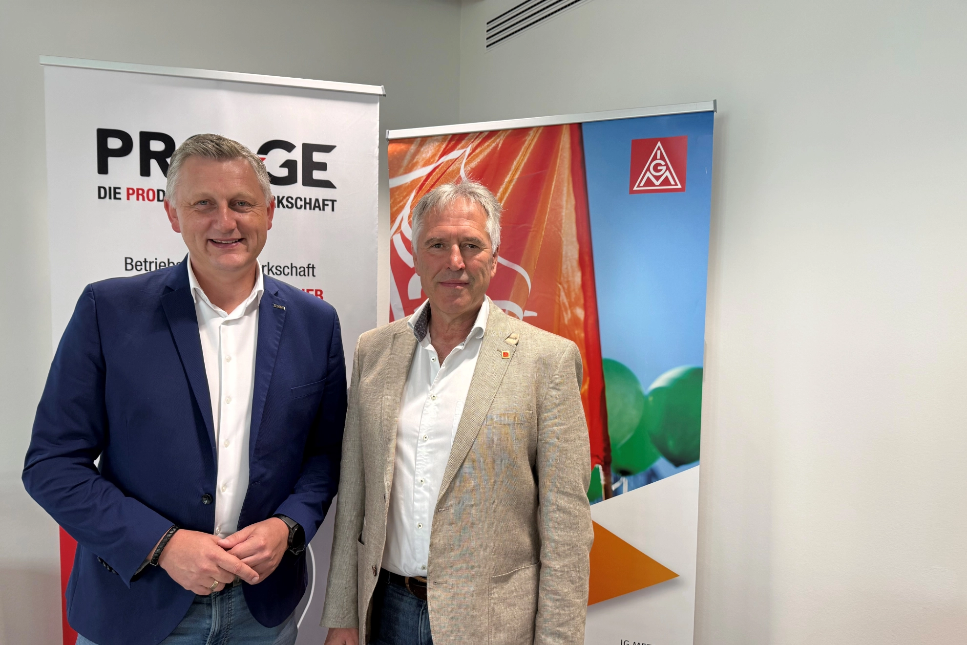 PK mit Reinhold Binder und Horst Ott