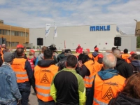 Warnstreik bei Mahle