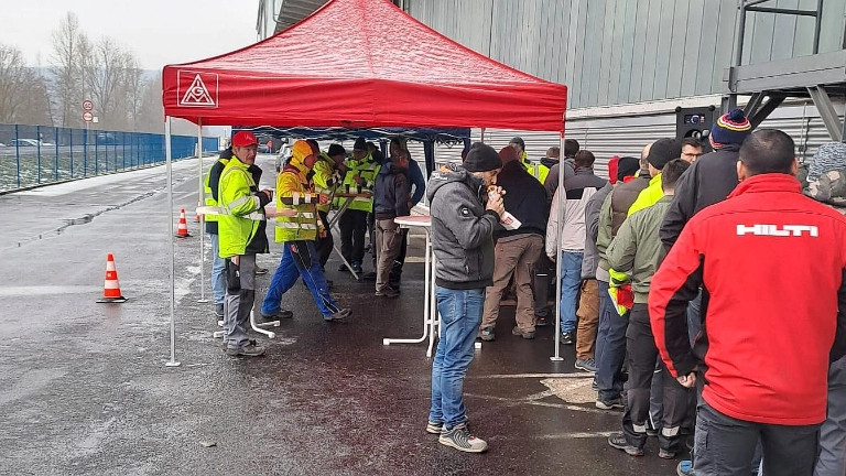 Holz- und Kunststoffindustrie: Mittagsaktion bei Paidi, Hafenlohr