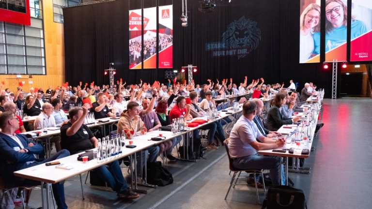 Bezirkskonferenz 2024 der IG Metall Bayern