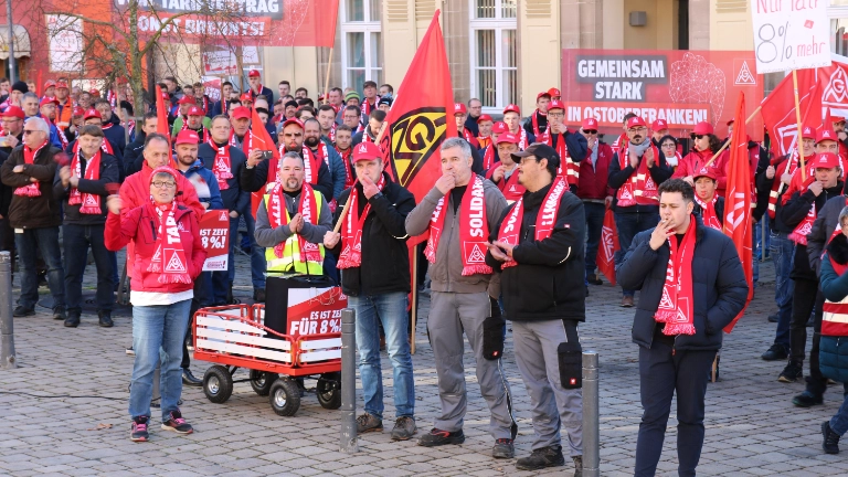 Kundgebung mit Demonstrationszug in Pegnitz