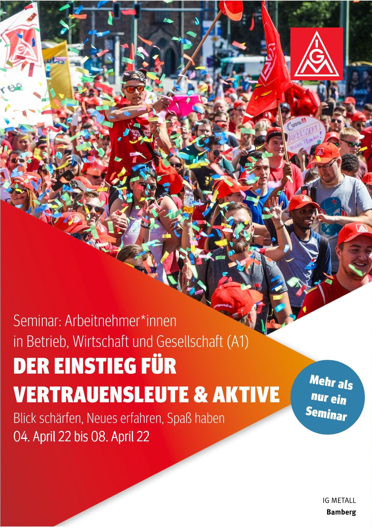 Einladung - Der Einstieg für Vertrauensleute (A1)
